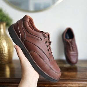 Vintage Streetcars Genuine Leather Brown Lightweight Shoes | Men's Size 10M
